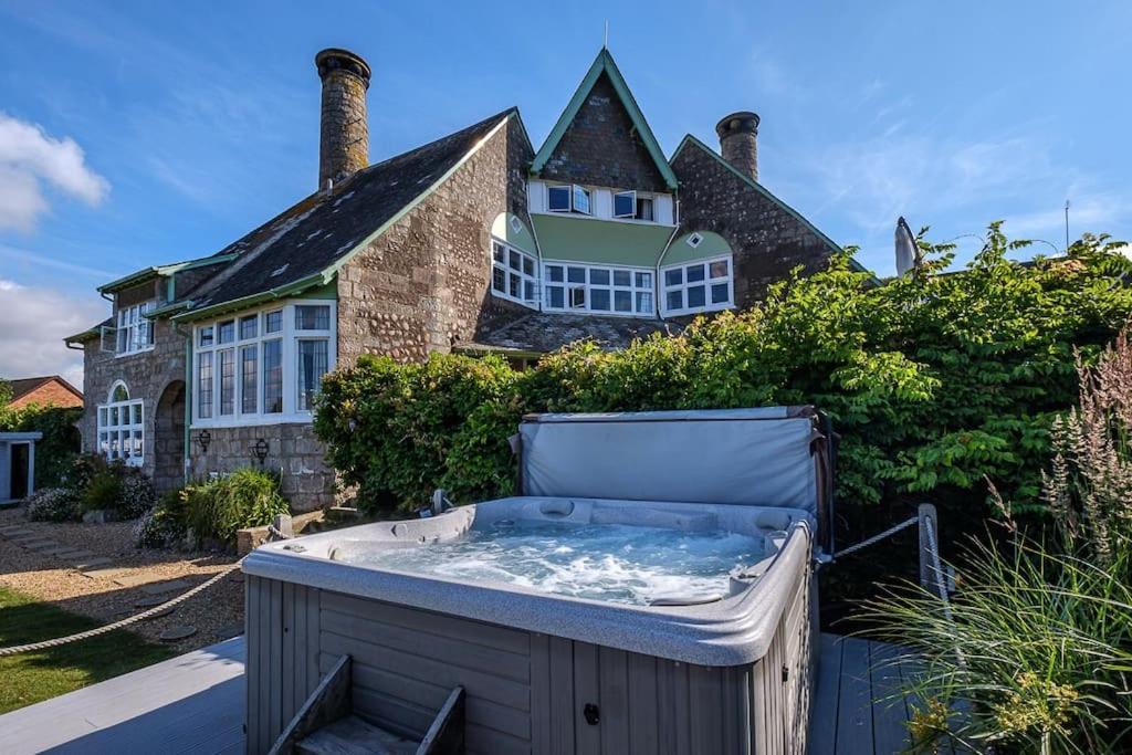埃克斯茅斯The Beach House-Devon- On The Beach- Sleeps 20别墅 外观 照片